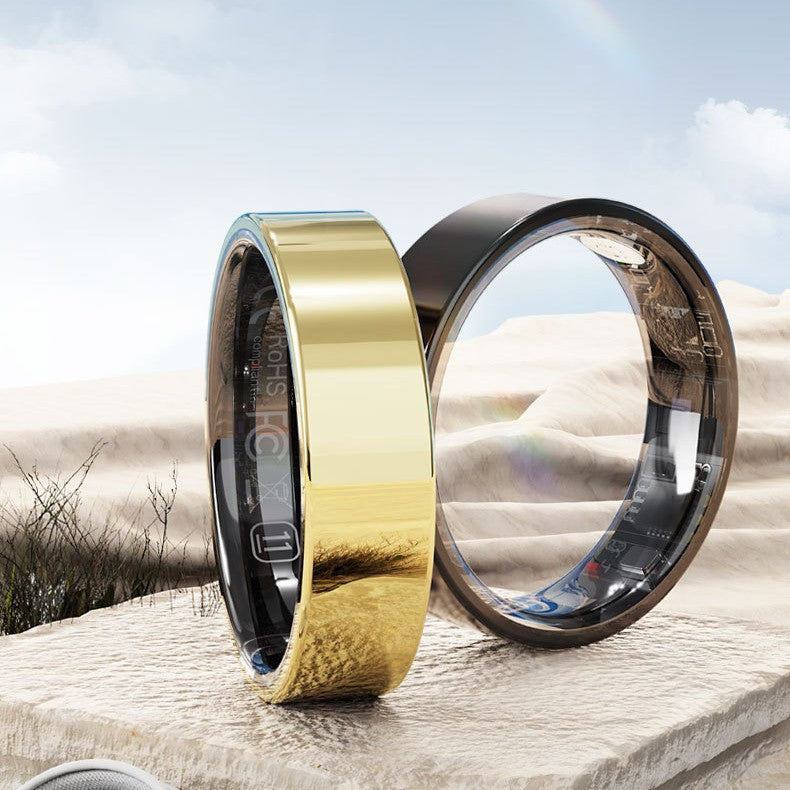 The Apex Sentinel: Titanium Multi-Functional Smart Ring