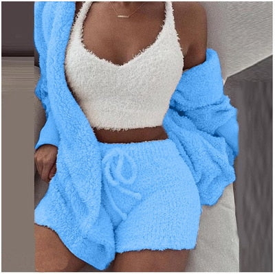Women Winter Home Wear  Casual Pajamas Set Season Prestige