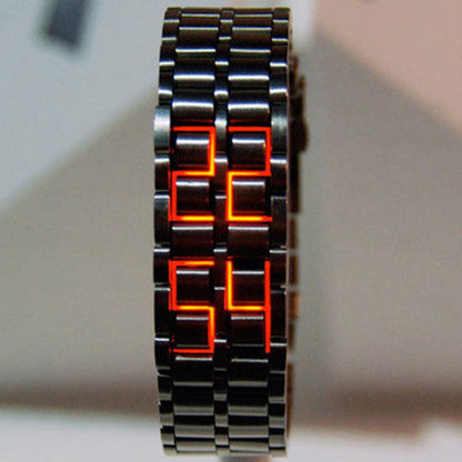 Digital Lava Wrist Watch Season Prestige
