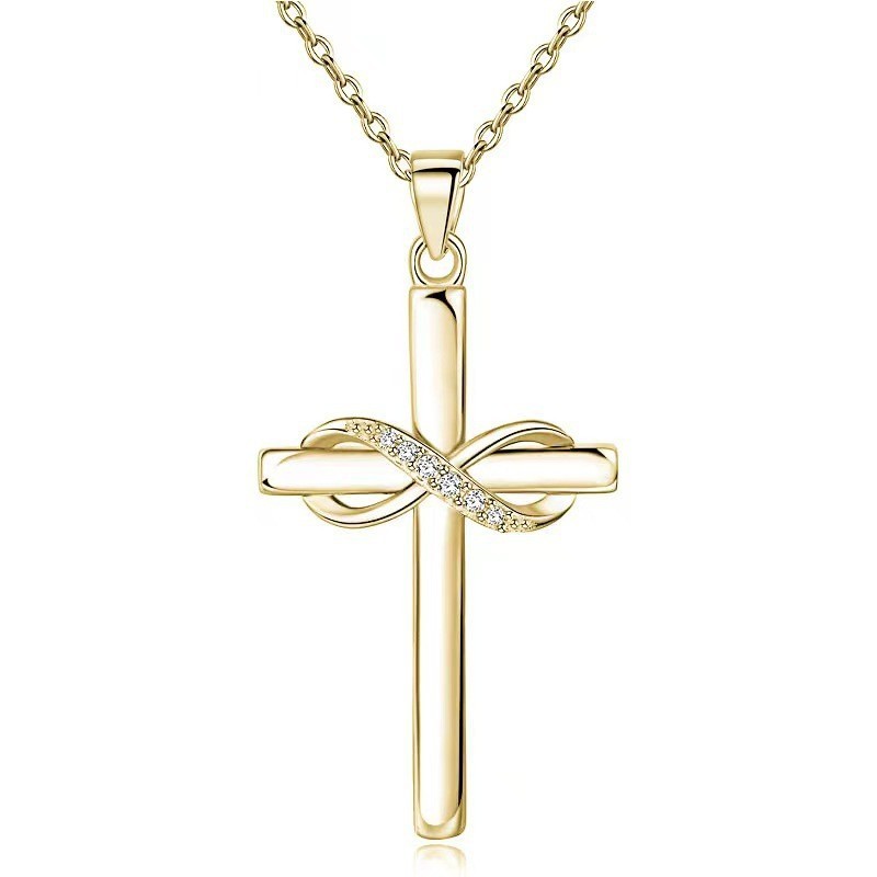 Cross Necklace With infinity sign For Women