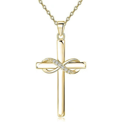 Cross Necklace With infinity sign For Women