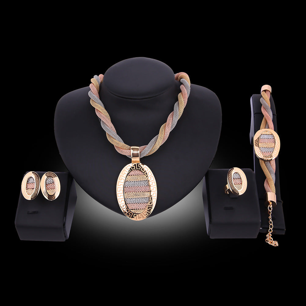 Gold Bridal Jewelry Set Season Prestige