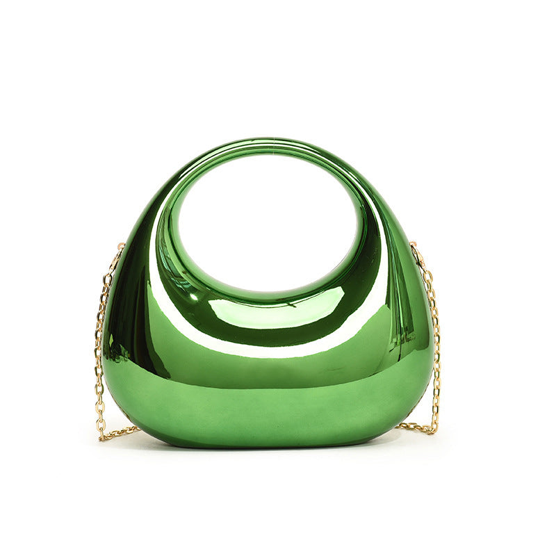 Gold Handbag Chain Shoulder Oblique bag