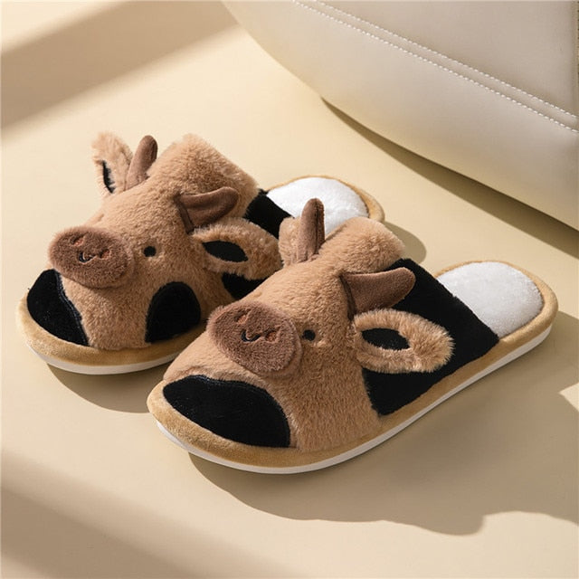 Fluffy Cute Animal Slippers Season Prestige