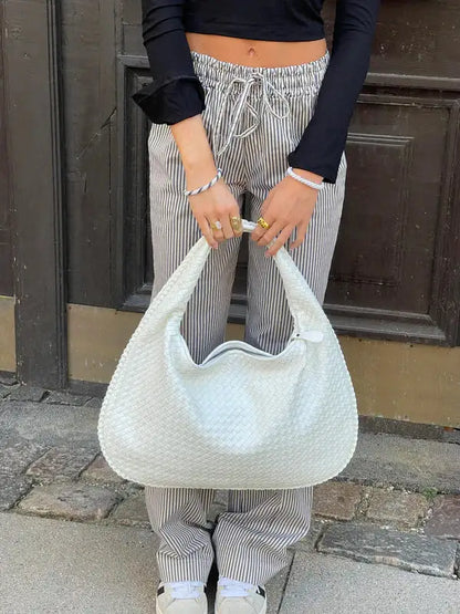 Season prestige Womens  Woven Shoulder handBag