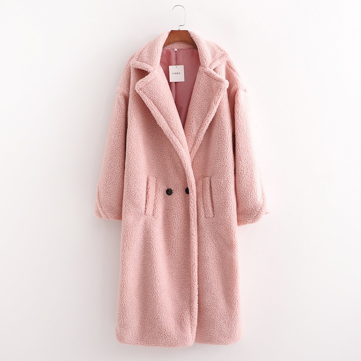 lamb wool coat  plush coat cotton coat for women season prestige