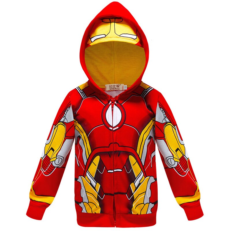 Boys Hoodies Spiderman Sweatshirt Kids Sportswear Tracksuit Season Prestige