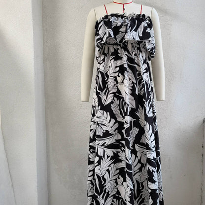 Casual Tube Dress  Women Summer Floral Dress season prestige