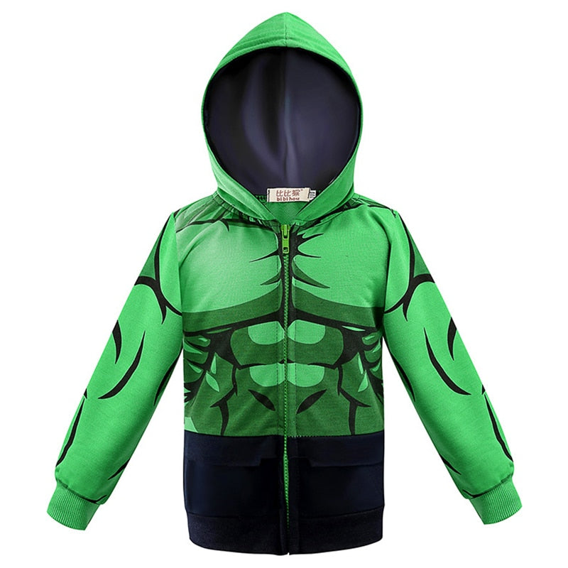 Boys Hoodies Spiderman Sweatshirt Kids Sportswear Tracksuit Season Prestige