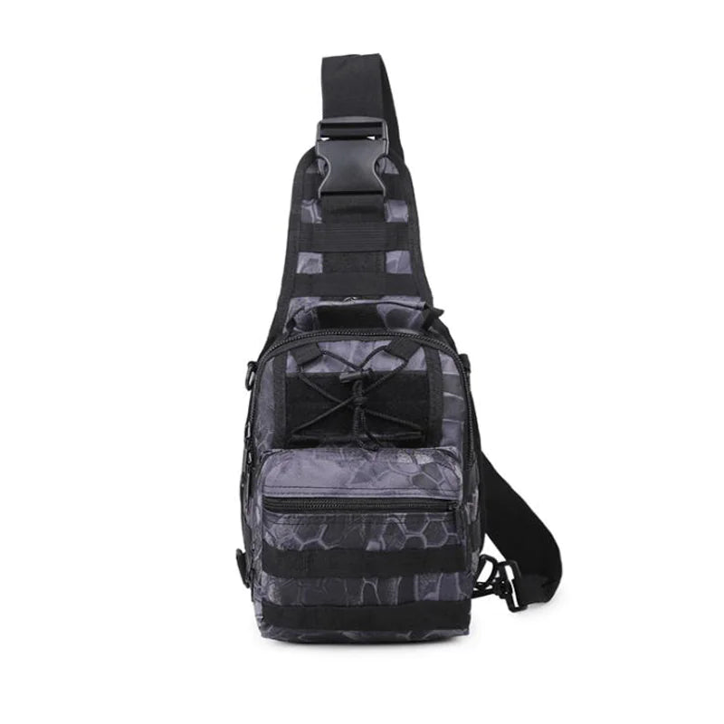 Mens Backpack Tactical Sling Shoulder Bag Molle Travel Chest Pack Outdoor Hiking bag