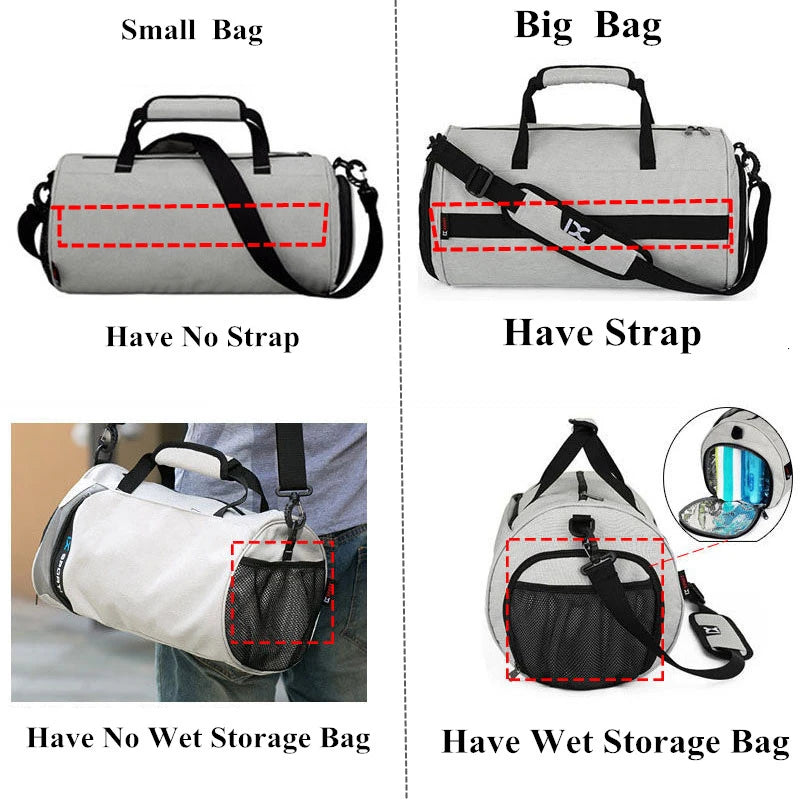 Travel Sport Bag with Dry Wet Separation  Sac De Sport Men Season Prestige