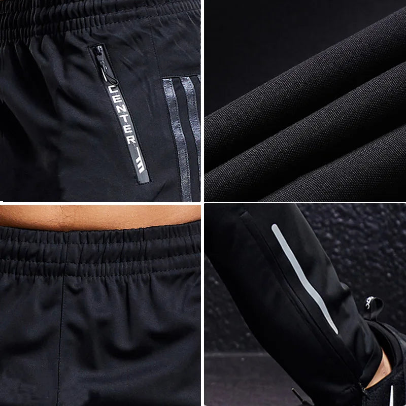 Men's Running Pants With Zipper Pockets Season Prestige