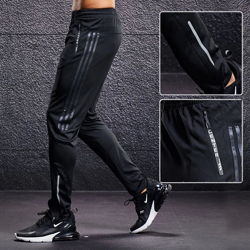 Men's Running Pants With Zipper Pockets Season Prestige