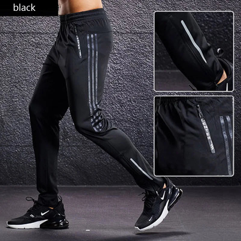 Men's Running Pants With Zipper Pockets Season Prestige