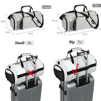 Travel Sport Bag with Dry Wet Separation  Sac De Sport Men Season Prestige