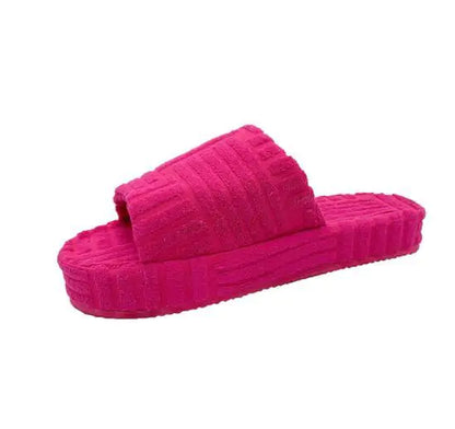 Seasonprestige Women's Furry Casual indoor outdoors Slippers