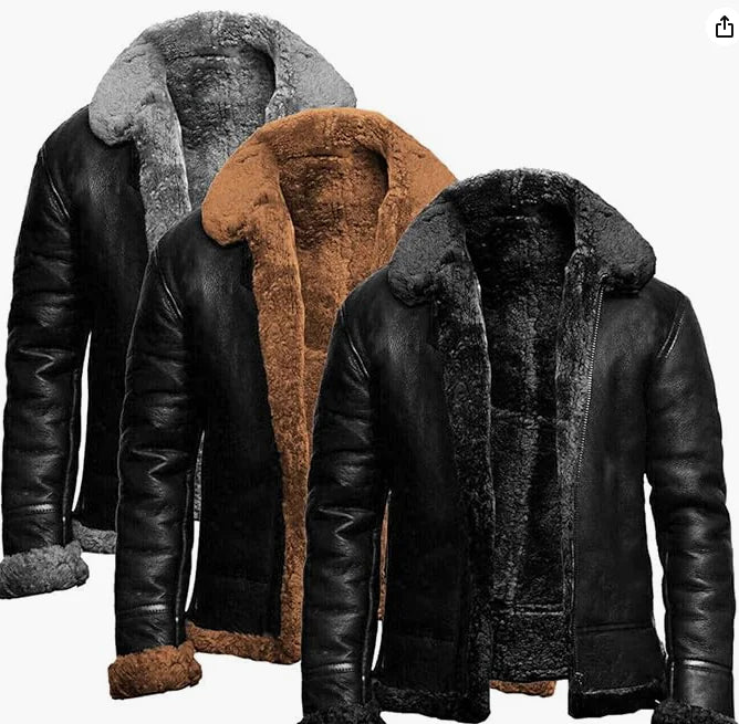 Men's Leather-fur Jacket