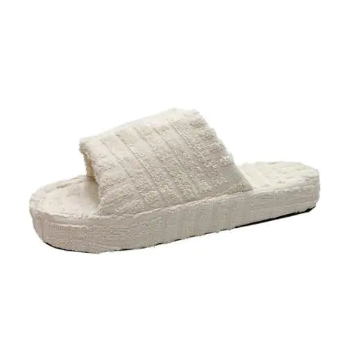 Seasonprestige Women's Furry Casual indoor outdoors Slippers
