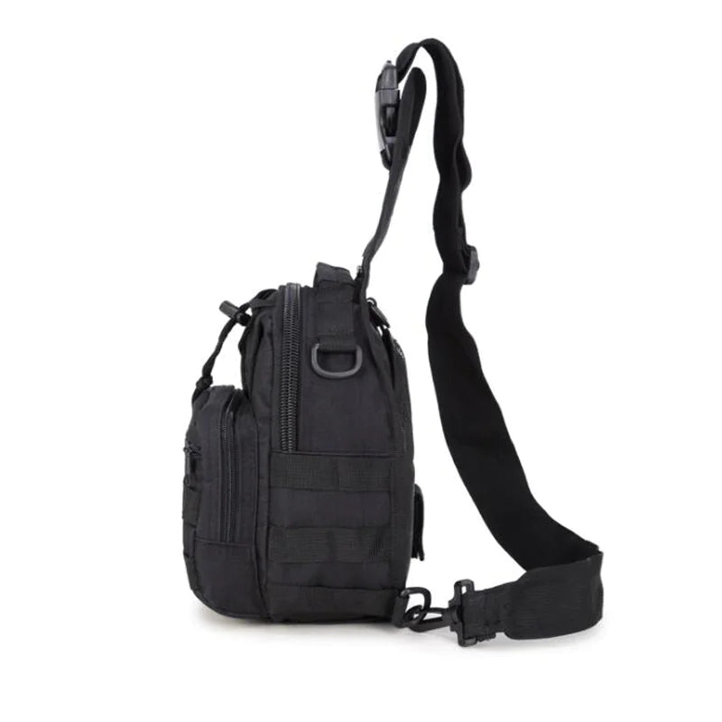 Mens Backpack Tactical Sling Shoulder Bag Molle Travel Chest Pack Outdoor Hiking bag