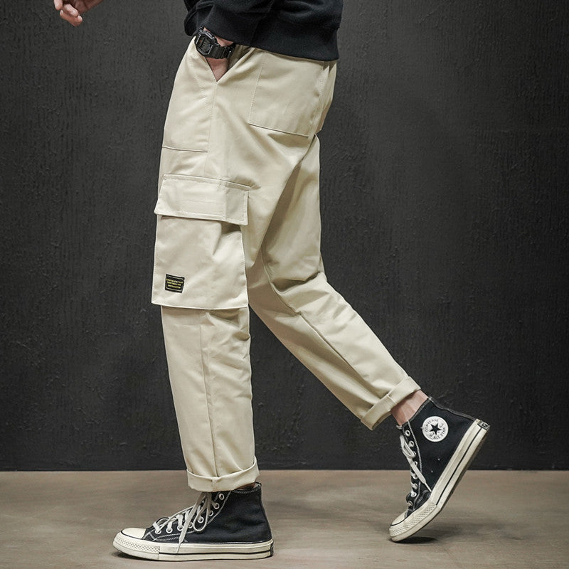 Straight Cargo Pants Men's Trousers Season Prestige