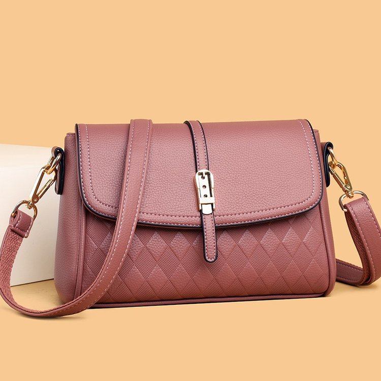 Women Messenger Bag Simple Soft Leather Cross body bag Season Prestige