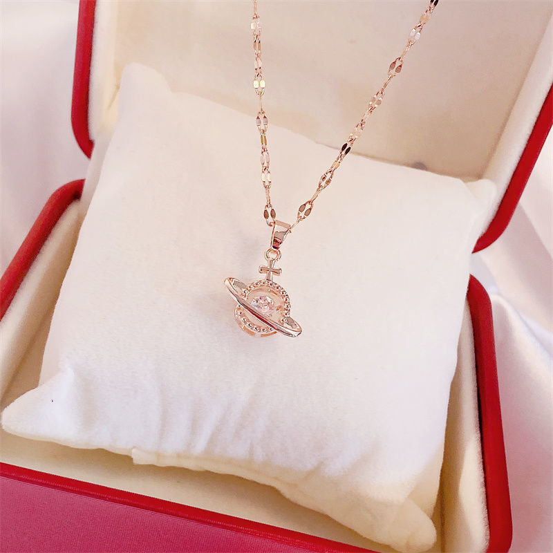 Luxury Female Necklace Charm Jewelry  Fashion Jewelry Woman Season Prestige