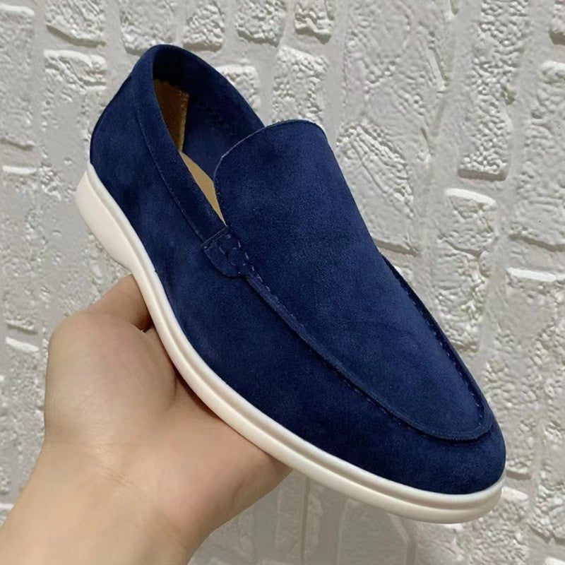 Men's Loafers Summer Casual Frost Flat Shoes Slip-on Driving Shoes