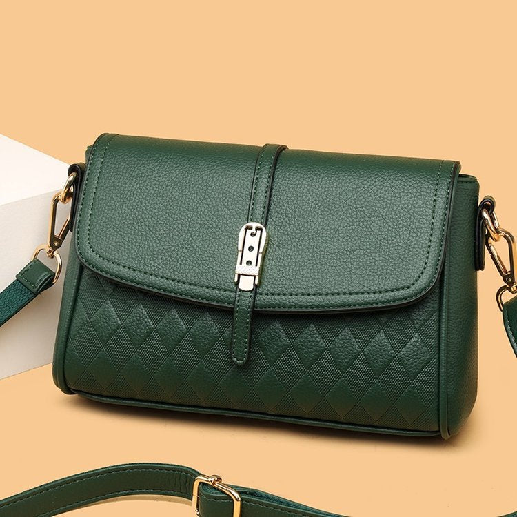 Women Messenger Bag Simple Soft Leather Cross body bag Season Prestige
