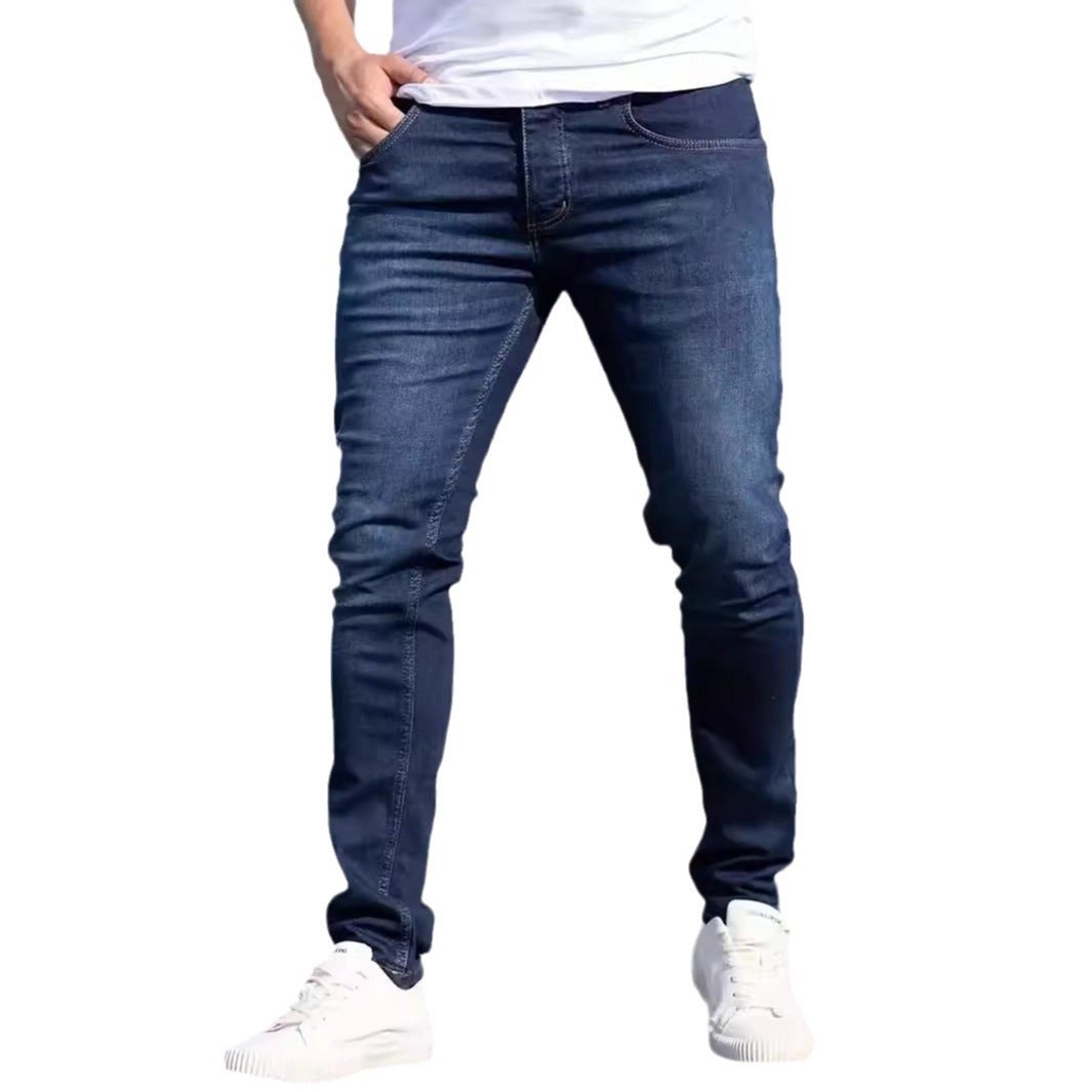 Men's European And American Slim Casual Jeans