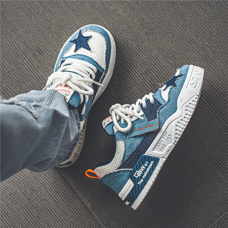 Breathable Casual Canvas Flat Shoes Men Season Prestige