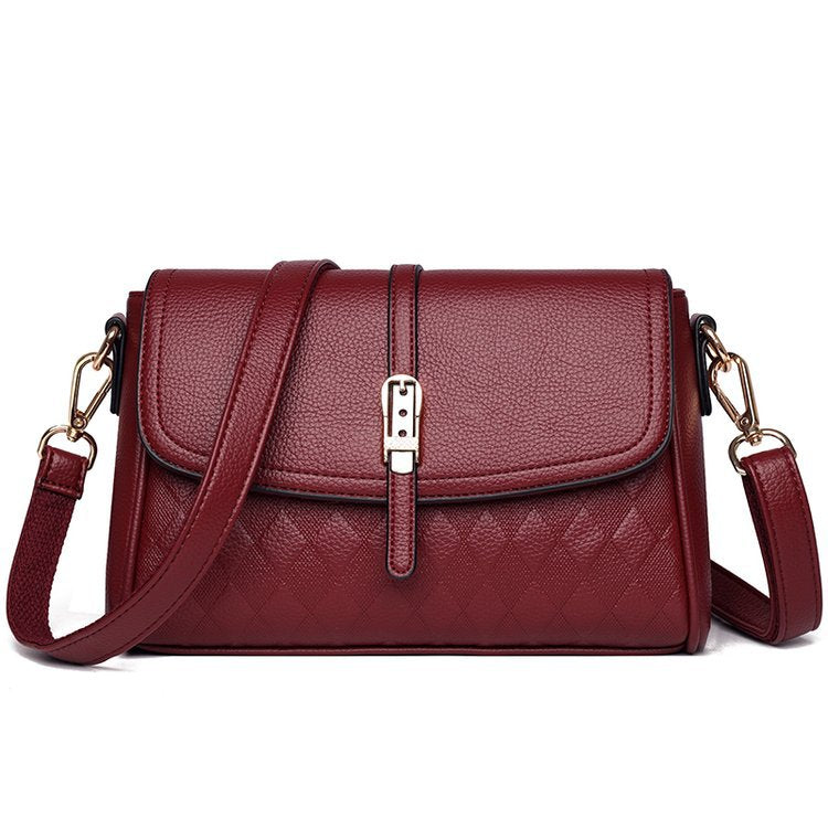 Women Messenger Bag Simple Soft Leather Cross body bag Season Prestige