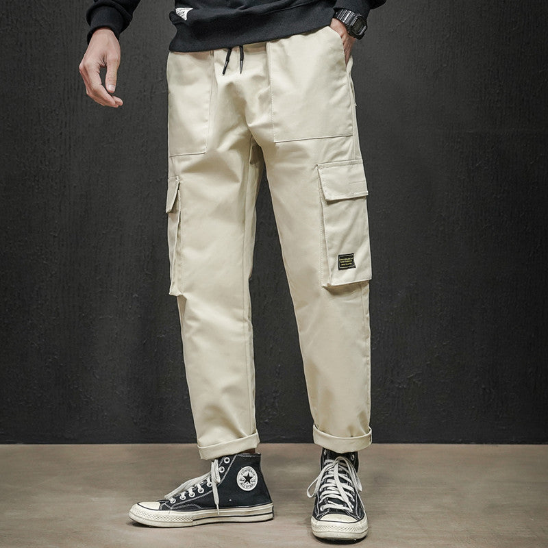 Straight Cargo Pants Men's Trousers Season Prestige