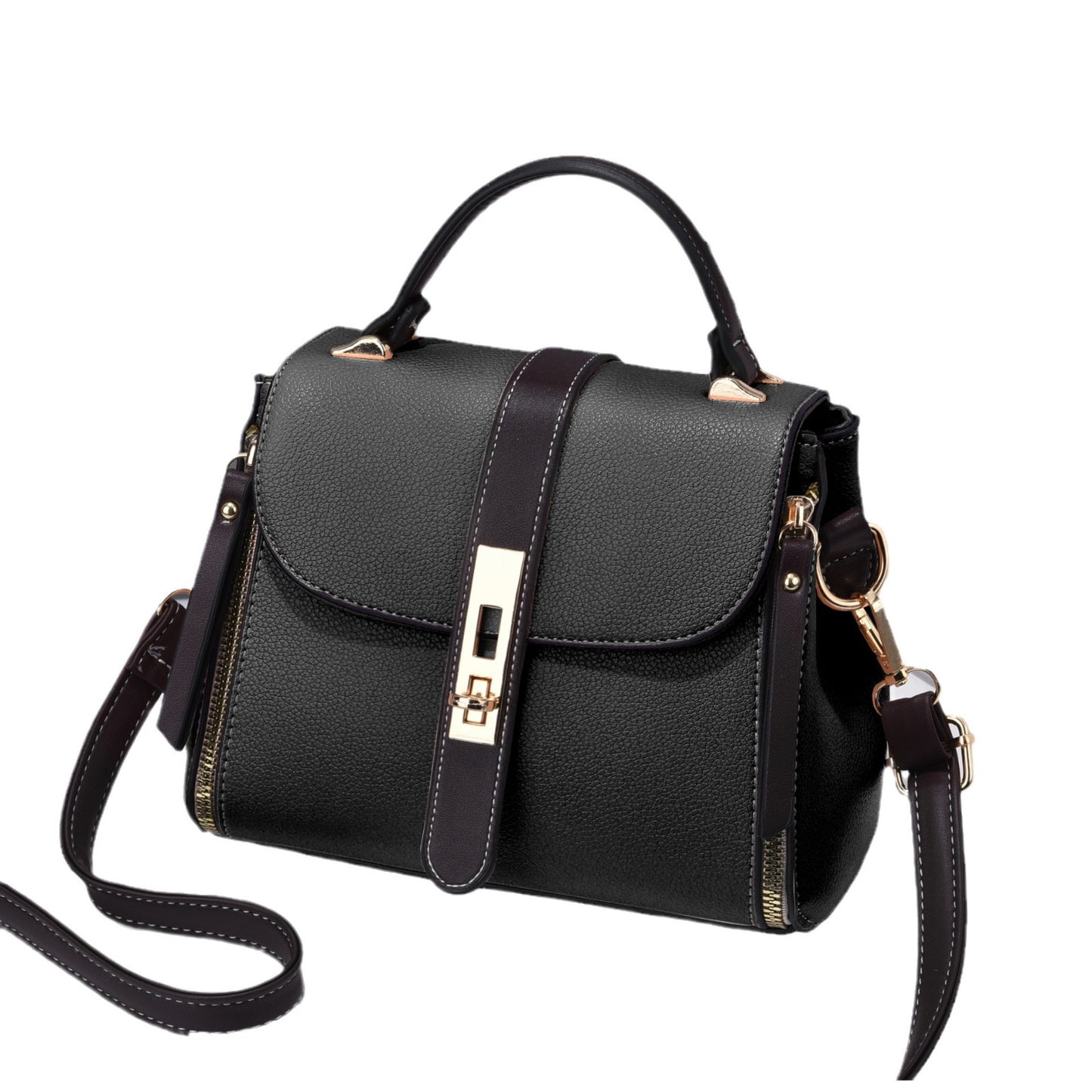 Chic All-Matching Bucket Messenger Bag Women's