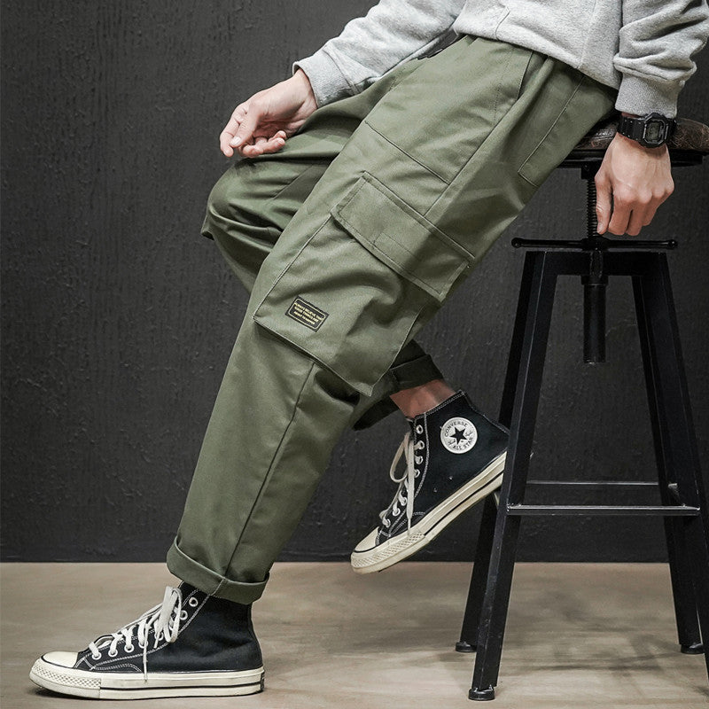 Straight Cargo Pants Men's Trousers Season Prestige