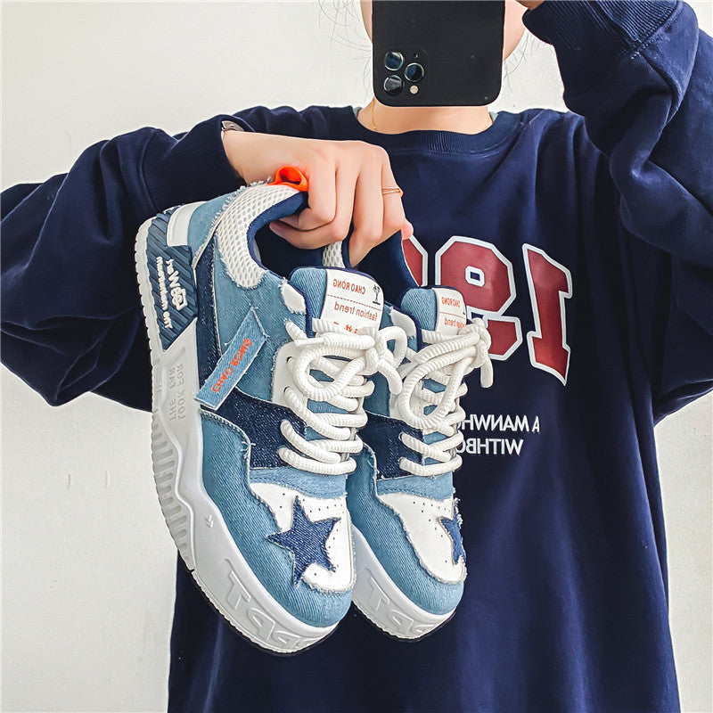 Breathable Casual Canvas Flat Shoes Men Season Prestige