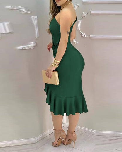 Women's Clothing Slim Fit Long Dress Season Prestige