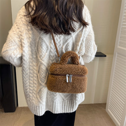 Seasonprestige women's Bags Plush soft Portable handbag