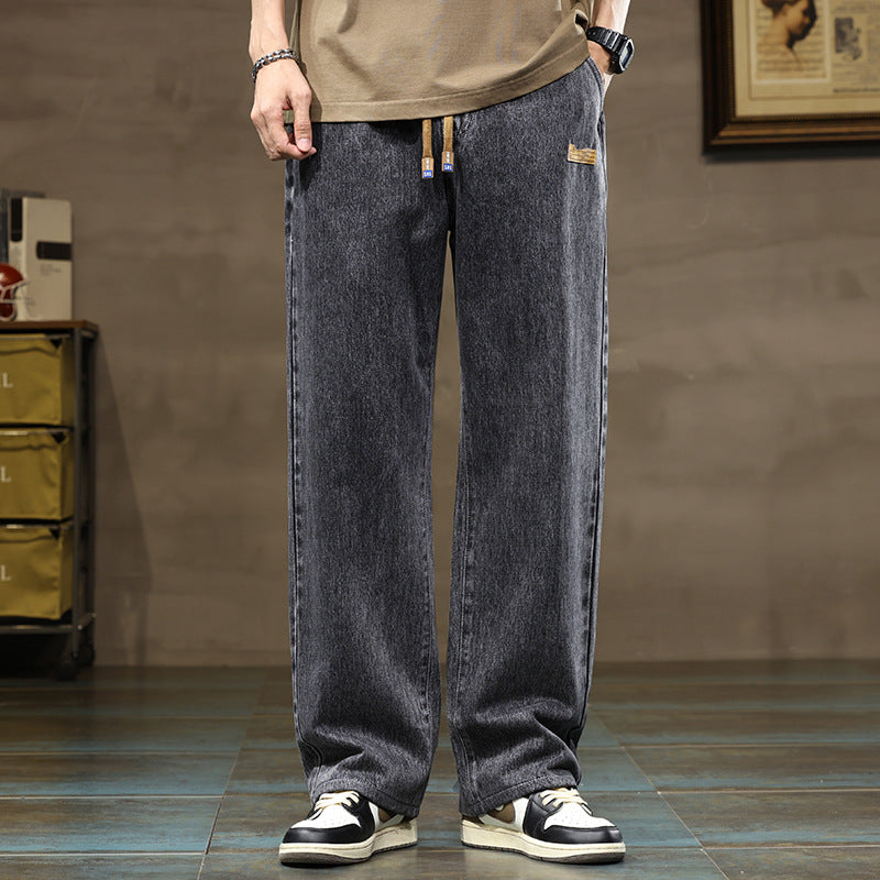 Men's Straight leg Denim Loose Casual Pants