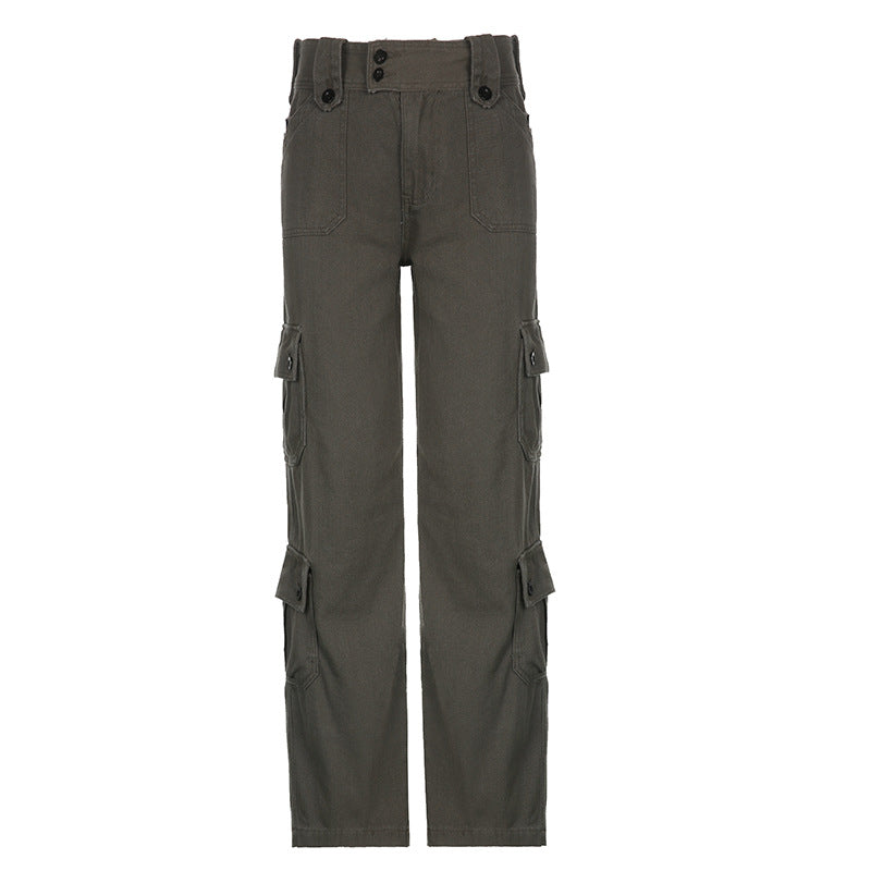 Girl's Straight Street Casual Pants Season Prestige