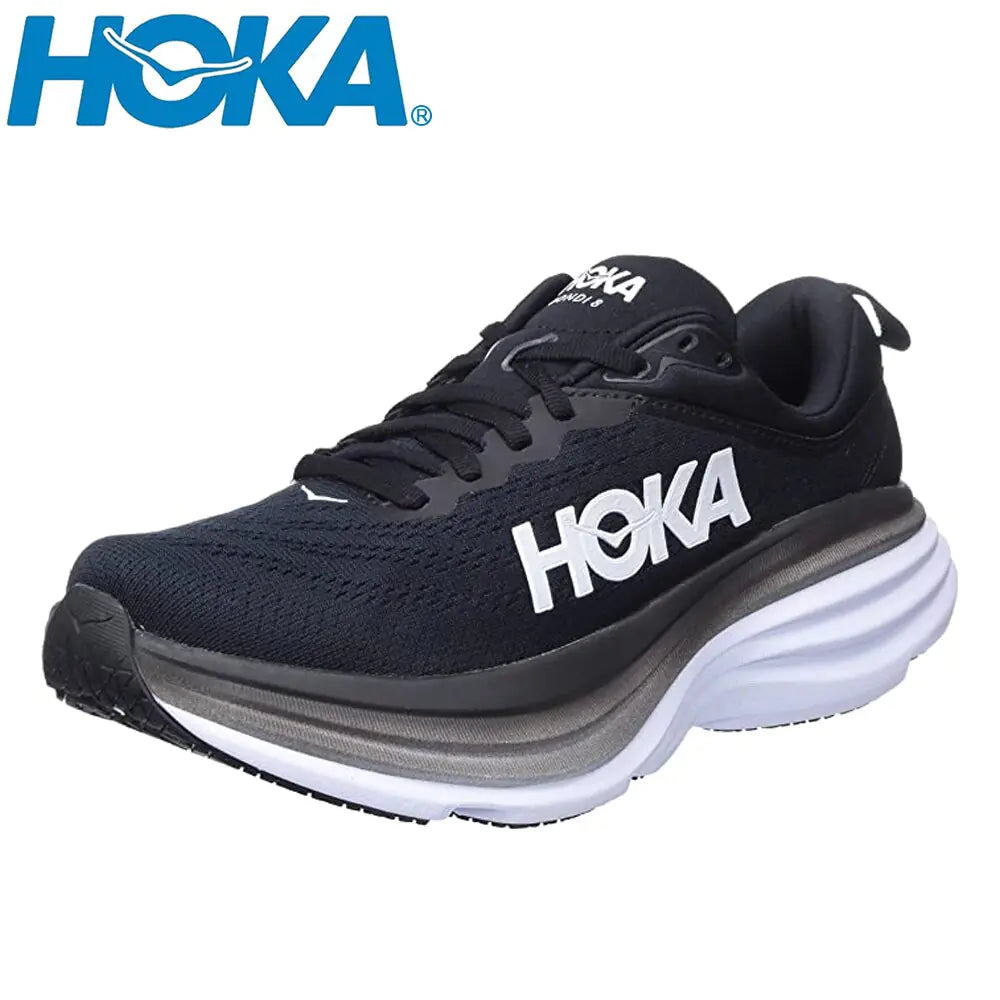 HOKA Bondi 8 Sport Running Shoes: Breathable, Anti-Slip Cushioning for Men and Women