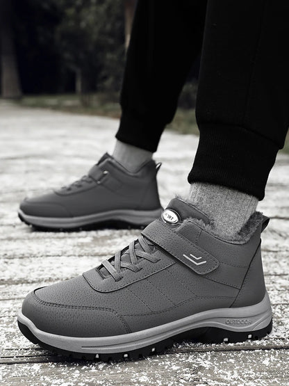 Casual Snow Boots for Men and Women, Waterproof Hiking Winter Shoes