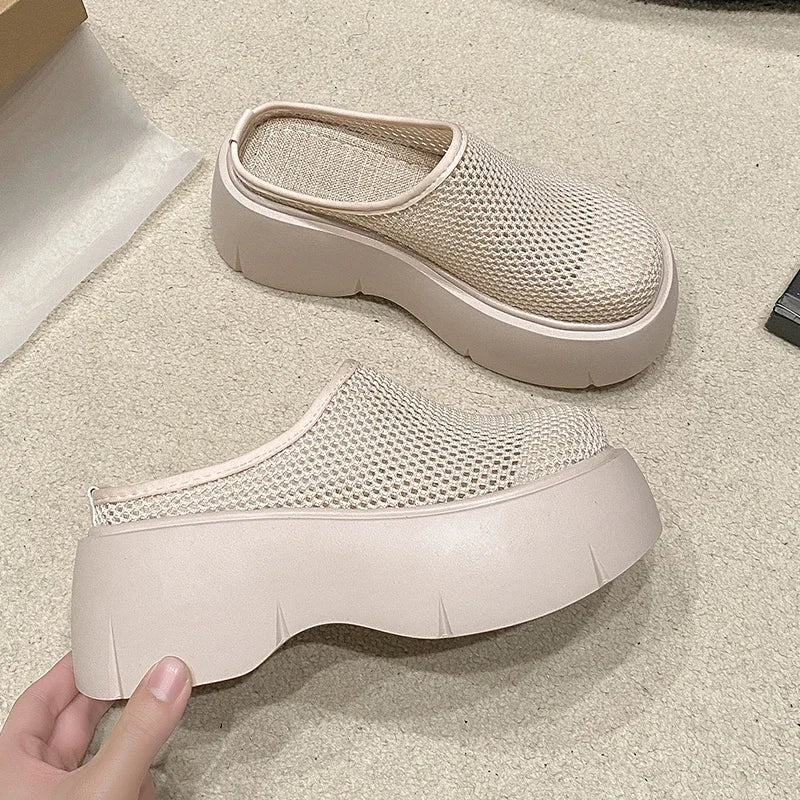 Women Slippers Shoes Wedges Platform Sandals  Summer Zapatos Slides