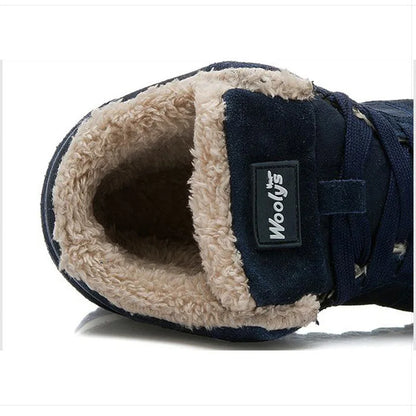 Mens Footwear Warm Fur Snow Boots Men Plush Winter Sneakers Plus Size ankle boots