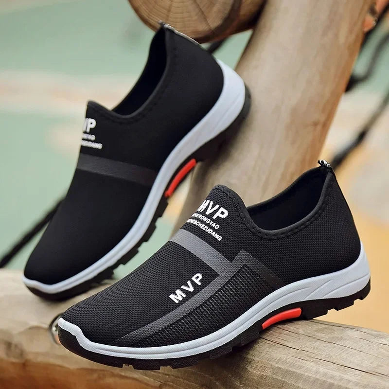 Men Casual Sneakers Leisure Walking Flats Summer Slip on Male Loafers