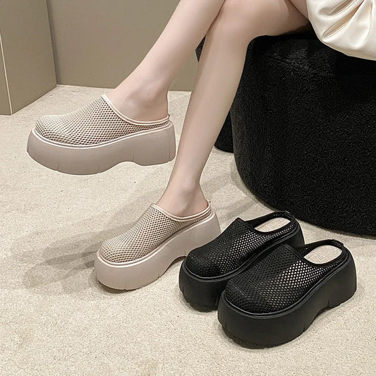 Women Slippers Shoes Wedges Platform Sandals  Summer Zapatos Slides