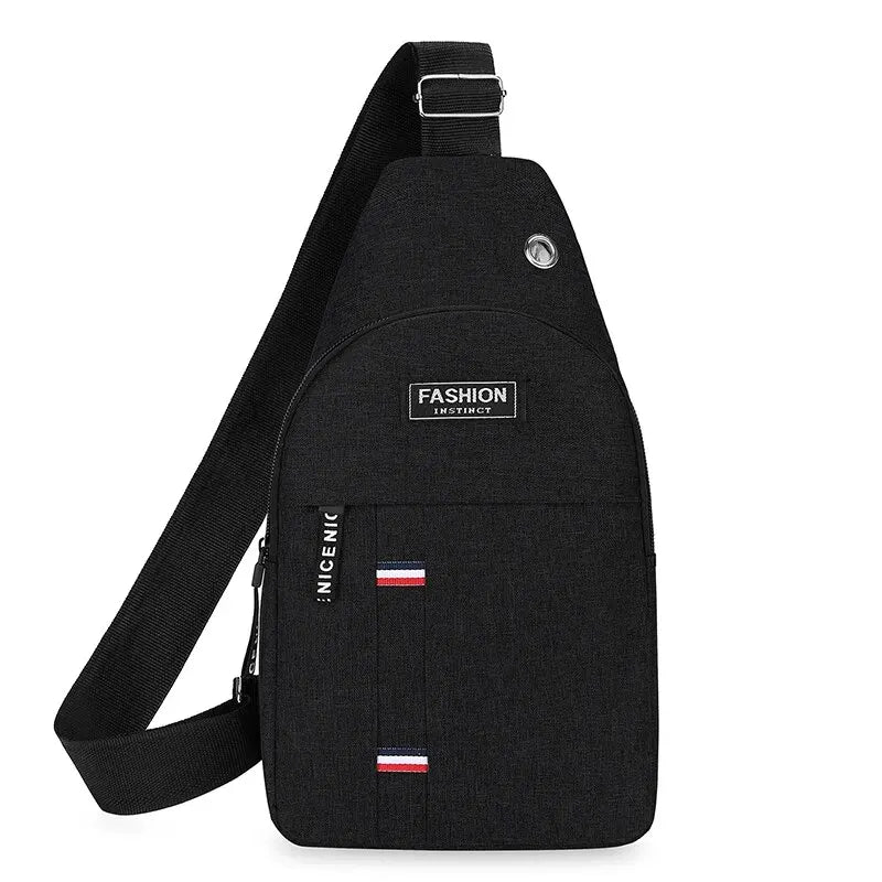 Chest Bag Men's One Shoulder Crossbody Bag Large Capacity Sports And Leisure Small Shoulder bag