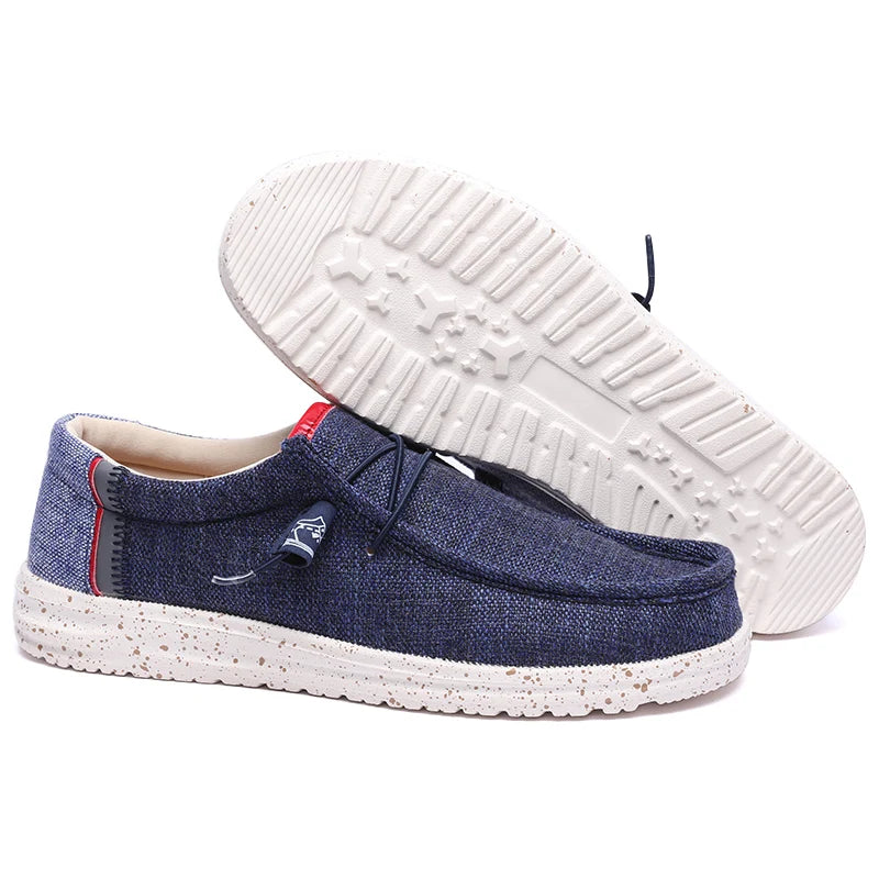 Summer Breathable Men Canvas Shoes