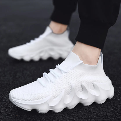 Summer Men Casual Mesh Sneakers Trend Lightweight Running Sport Shoes