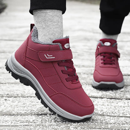 Casual Snow Boots for Men and Women, Waterproof Hiking Winter Shoes