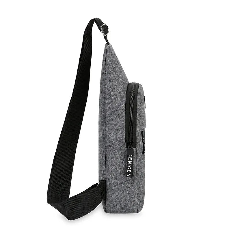 Chest Bag Men's One Shoulder Crossbody Bag Large Capacity Sports And Leisure Small Shoulder bag
